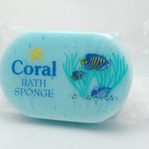 Coral Bath Sponge Singles x 10