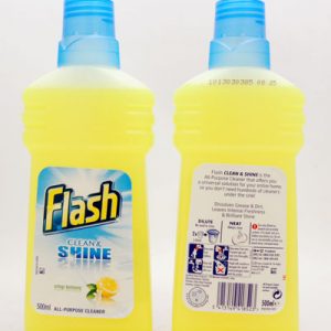 Flash All Purpose Liquid Lemon 500ml x 12