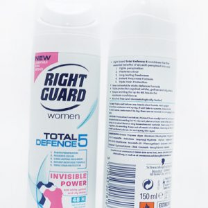 Right Guard Deodorant Women (Various) 150ml x 6