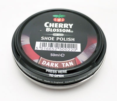 Cherry Blossom Shoe Polish Dark Tan x 12 – Lacey Wholesale Ltd