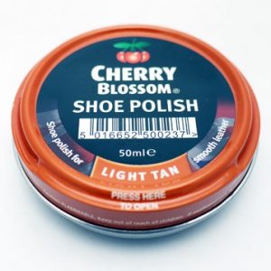 Cherry Blossom Shoe Polish Light Tan x 12