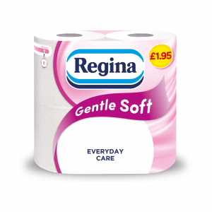 Regina Toilet Paper 4Pk x 10 (PM £1.95)