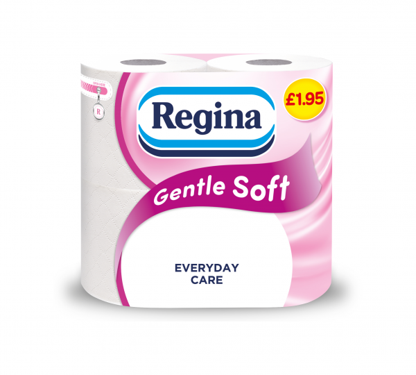 Regina Toilet Paper 4Pk x 10 (PM £1.95)