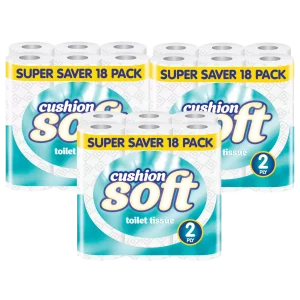Cushion Soft Toilet Roll 18pk x 3
