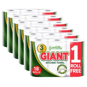 Gentille Giant Kitchen Roll 3PK x 6