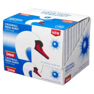 Swan Crushball Extra Slim Tips Fresh Burst x 20